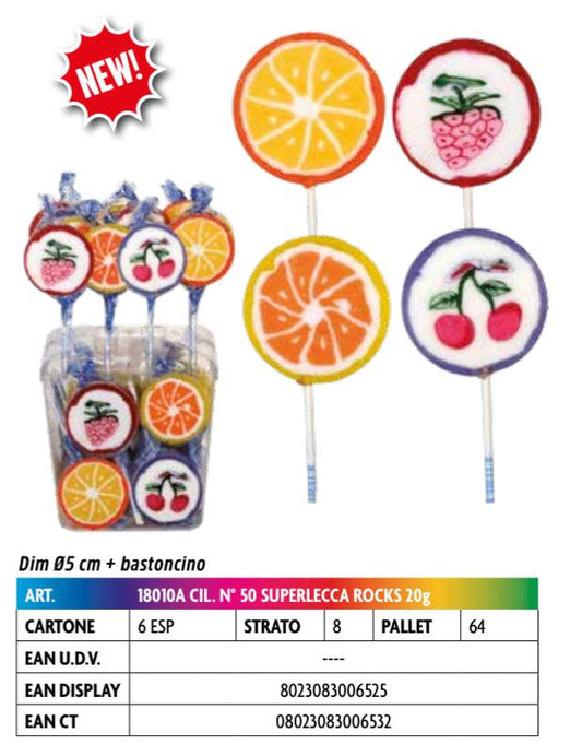 LECCA LECCA SUPER LECCA ROCKS GRAMMI 20 X 50 PEZZI 12/25