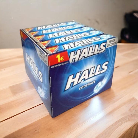 HALLS STICK CARAMELLE ORIGINAL SENZA ZUCCHERO 20 PEZZI NUOVO PREZZO 1.30