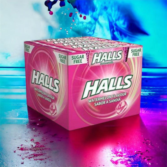 HALLS STICK CARAMELLE ANGURIA SENZA ZUCCHERO 20 PEZZI