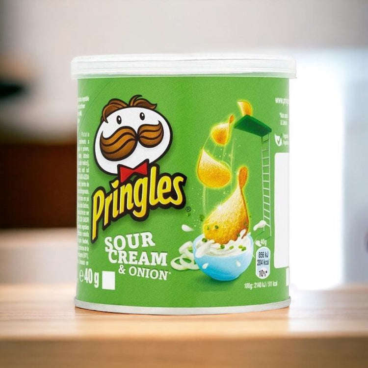 PRINGLES SOUR CREAM E ONION GRAMMI 40 X12 PEZZI SCAD.04/26