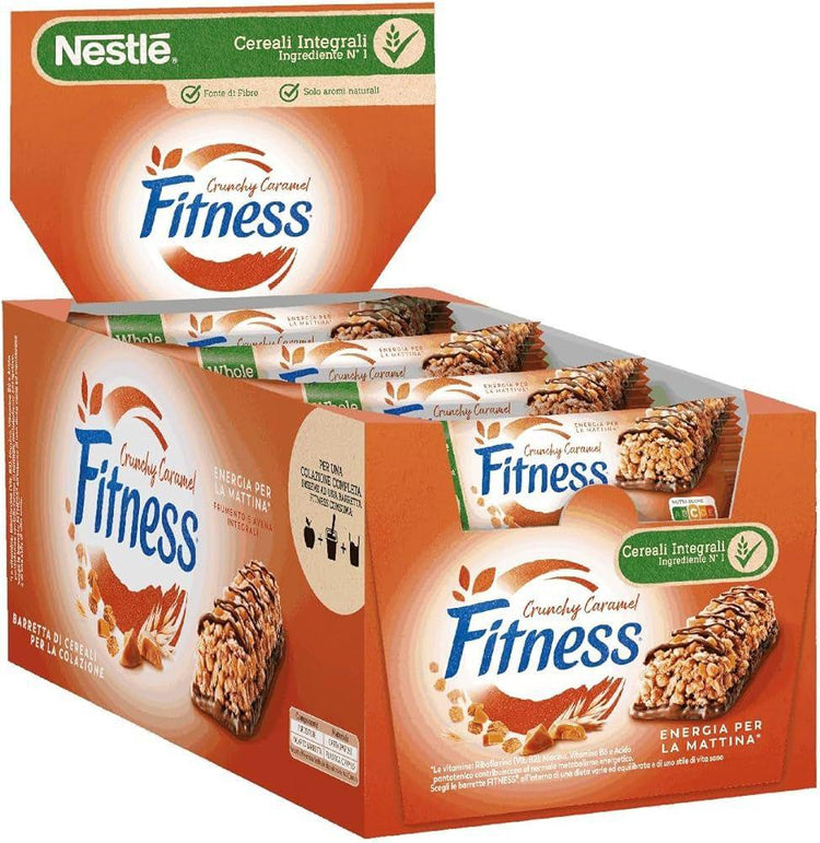 FITNESS CRUNCHY CARAMEL GRAMMI 22.5 X 24 PEZZI SCAD 07/26