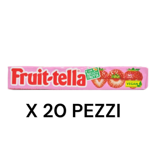 FRUITTELLA CARAMELLE STICK FRAGOLA X 20 PEZZI