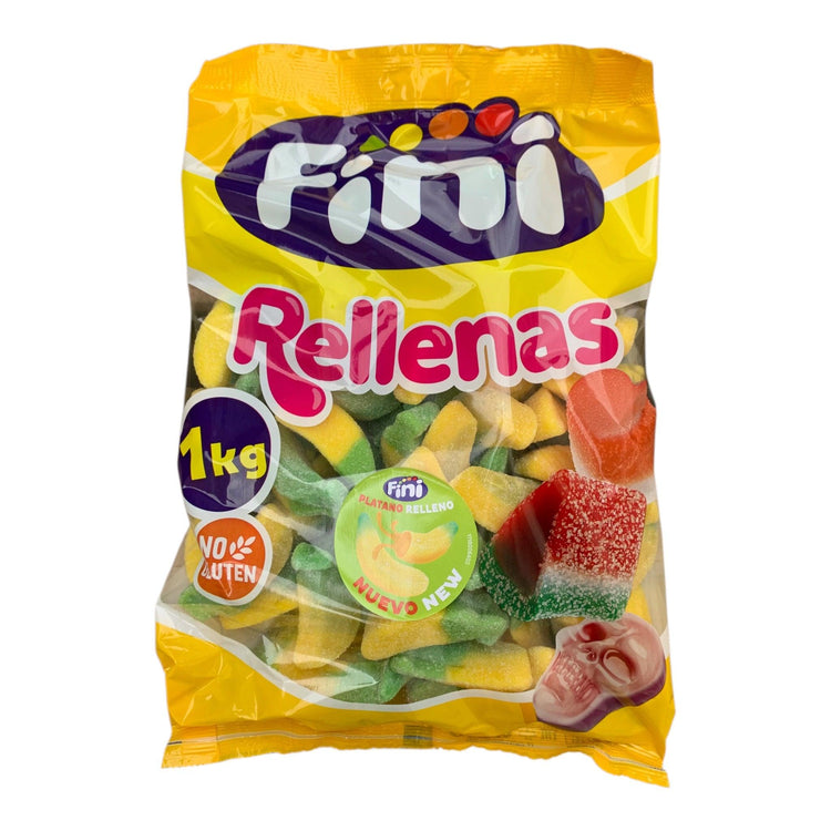 CARAMELLE GOMMOSE BANANA RIPIENA KG 1 FINI SENZA GLUTINE SCAD.08/2026