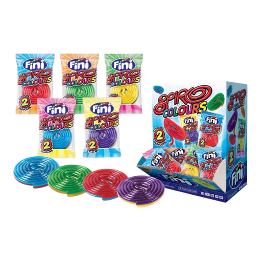 FINI SPIRO ROTELLE CARAMELLE MULTICOLORE X150 PEZZI SCAD 09/2026