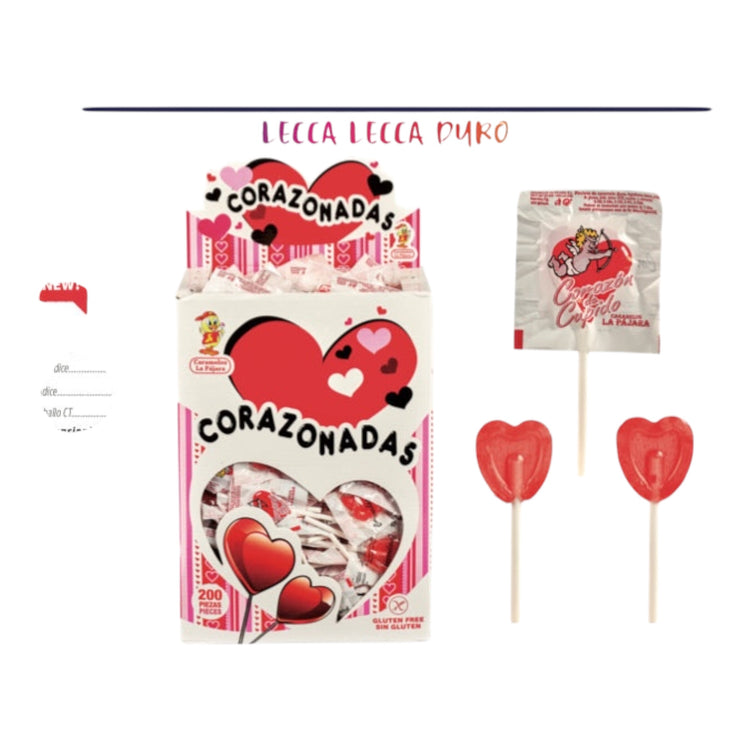 LECCA LECCA CUORE 6 GRAMMI X 200 PEZZI ROSSINI'S 06/26
