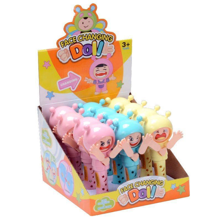 FACE CHANGING DOLL CON CARAMELLE X12 PEZZI