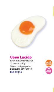 CARAMELLE GOMMOSE UOVO FINI LUCIDO KG 1 SCAD.16/10/2026