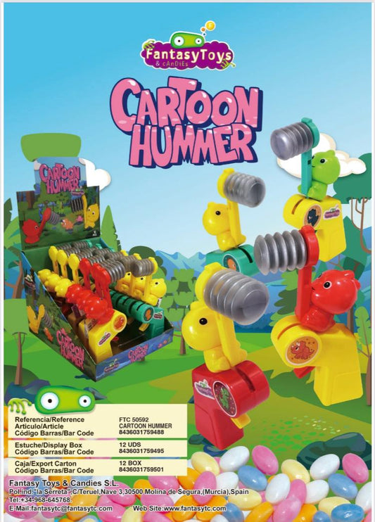 CARTOON HUMMER CON CARAMELLE FANTASY TOYS X 12