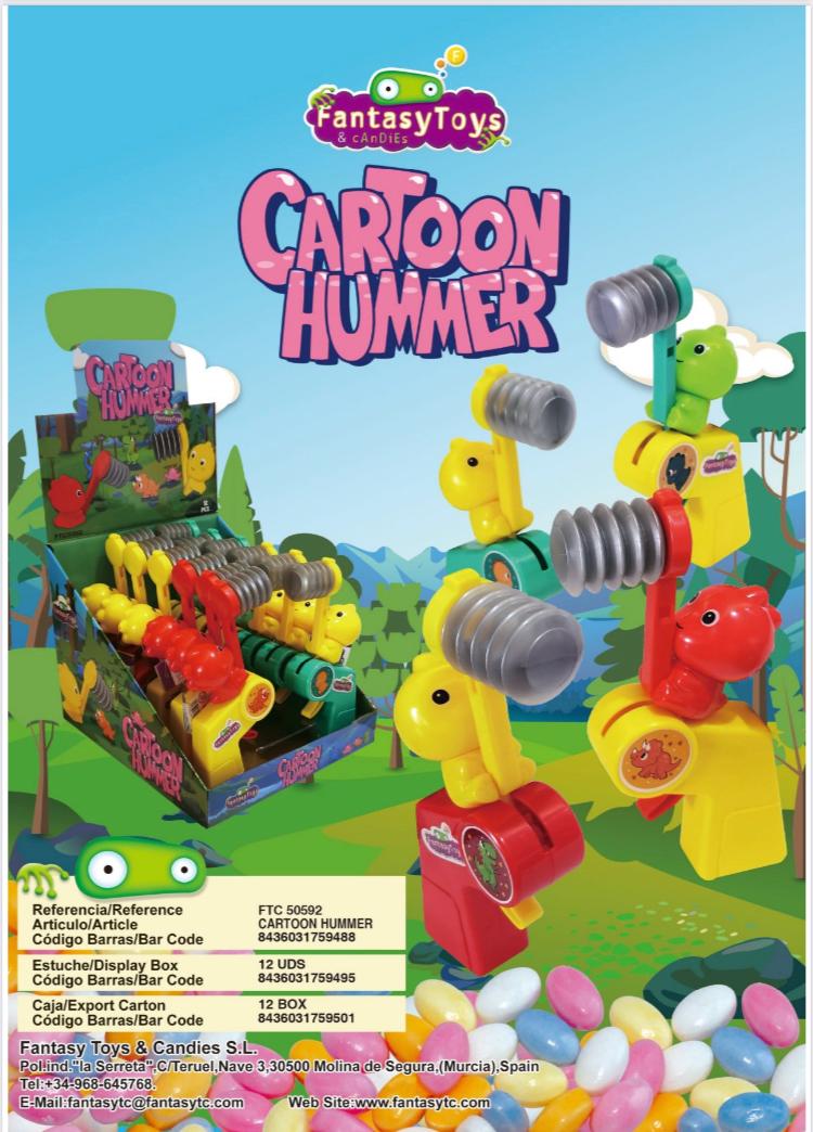 CARTOON HUMMER CON CARAMELLE FANTASY TOYS X 12