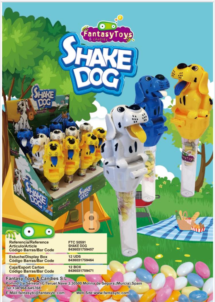 SHAKE DOG CON CARAMELLE FANTASY TOYS X12 PEZZI