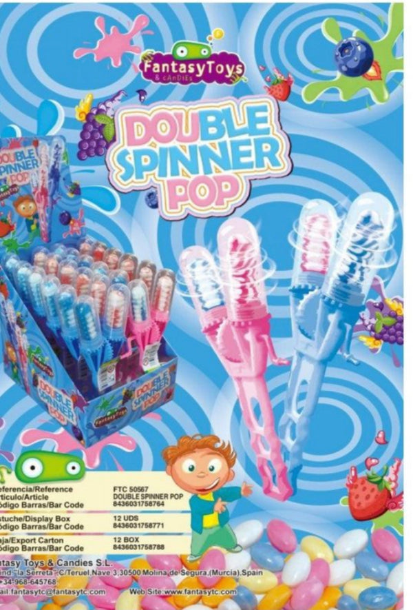 LECCA LECCA FANTASY TOYS DOUBLE SPINNER POPX 12 PEZZI SCAD 05/28