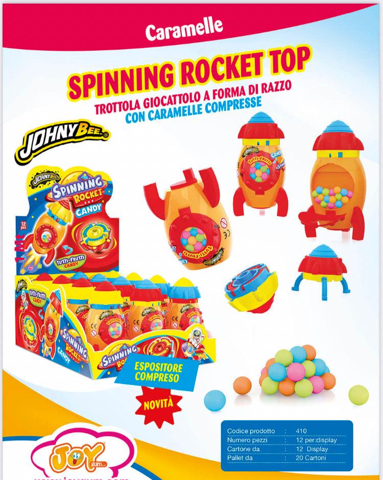 SPINNING ROCKET TOP X 12 PEZZI JOHNY BEE
