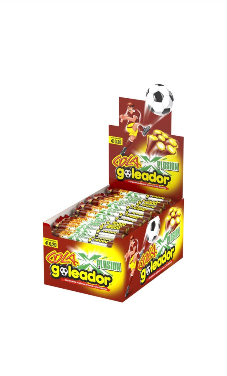GOLEADOR CARAMELLE RIPIENE COLA XPLOSION 150 PEZZI NUOVO 0,20
