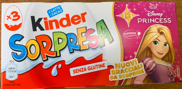 KINDER SOPRESA PEZZI 3 PRICIPESSE SCAD.26/05/2025