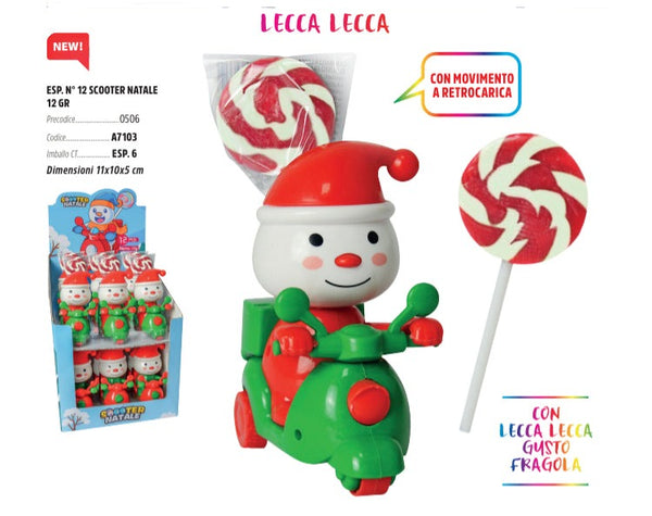 LECCA LECCA SCOOTER NATALE  GRAMMI 12 X 12 PEZZI