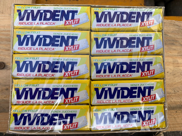 VIVIDENT XLLIT YELLOW STICK 40 PEZZI