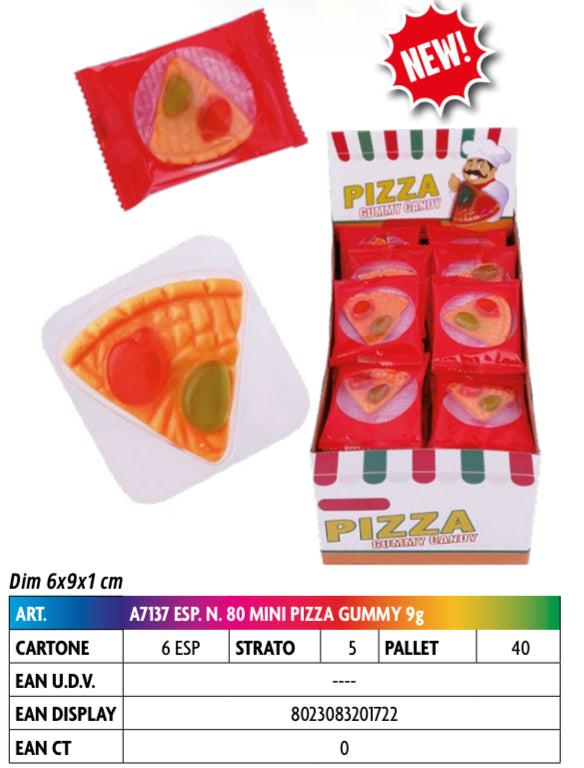 MINI PIZZA GUMMY 9 GRAMMI X 80 PEZZI