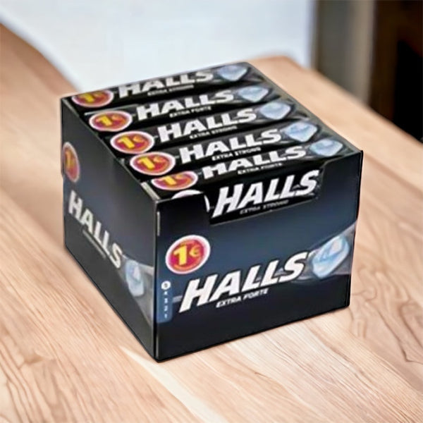 HALLS STICK CARAMELLE EXTRA FORTI CON ZUCCHERO 20 PEZZI