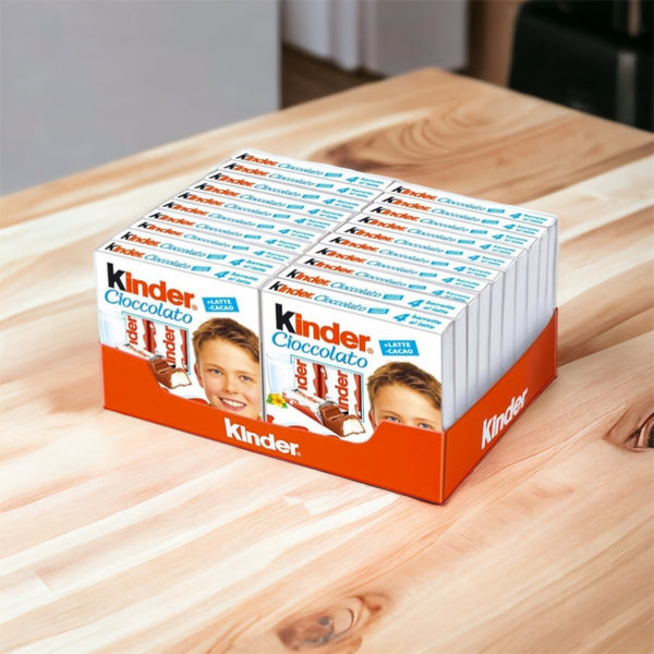 KINDER CIOCCOLATO GR50 X  20 PEZZI SENZA GLUTINE 31/03/2025