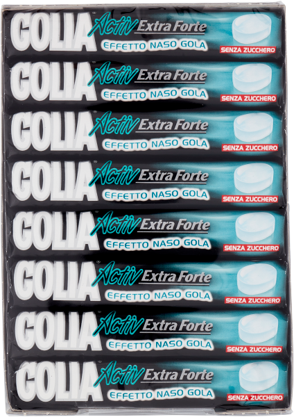 GOLIA ACTIVE CARAMELLE EXTRA FORTE SENZA ZUCCHERO 24 PEZZI 01/26