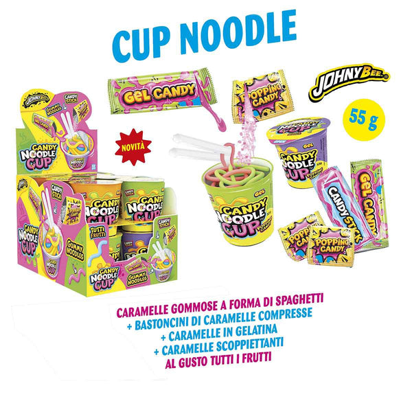 CANDY NOODLE CUP GRAMMI 55 X12 JOHNYBEE  SCAD.29/10/2026