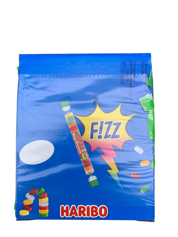 HARIBO MEGA-ROULETTE CARAMELLE FRIZZANTI FRUTTA GRAMMI 45 X24 PEZZI SCAD.06/2025