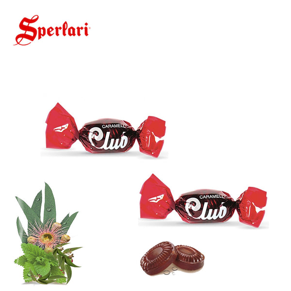 CLUB CARAMELLE SPERLARI KG 3 BALSAMICHE ROSSE