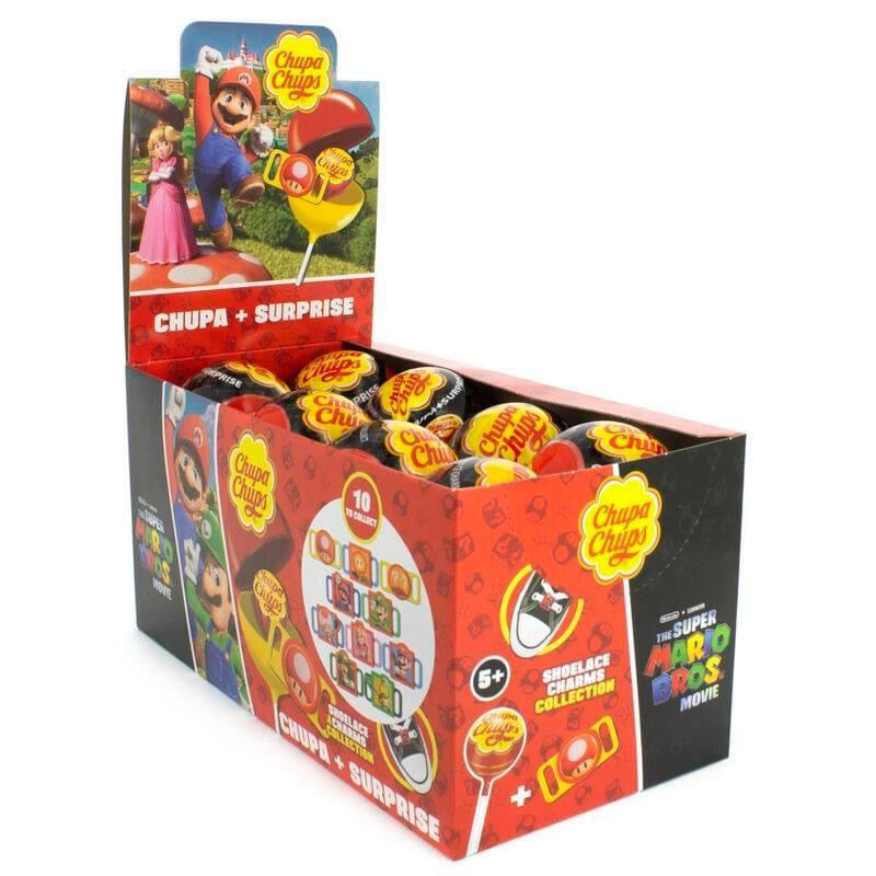 CHUPA CHUPS SURPRISE MARIO BROSS X 16 PEZZI