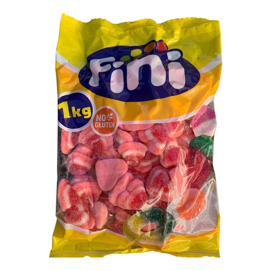 CARAMELLE GOMMOSE CUORE TRICOLORE KG 1 FINI SENZA GLUTINE SCAD.20/09/2026