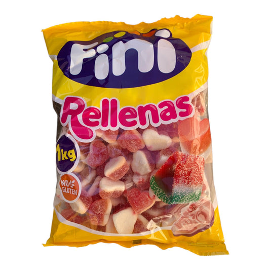 CARAMELLE CUORE PESCA RIPIENO KG 1 FINI SENA GLUTINE SCAD.30/04/2026