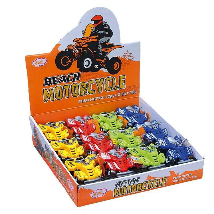 BEACH MOTORCYCLE CON CARAMELLINE GRAMMI X12 PEZZI