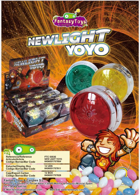 FANTASY TOYS NEW YOYO CON CARAMELLINE  12 PEZZI