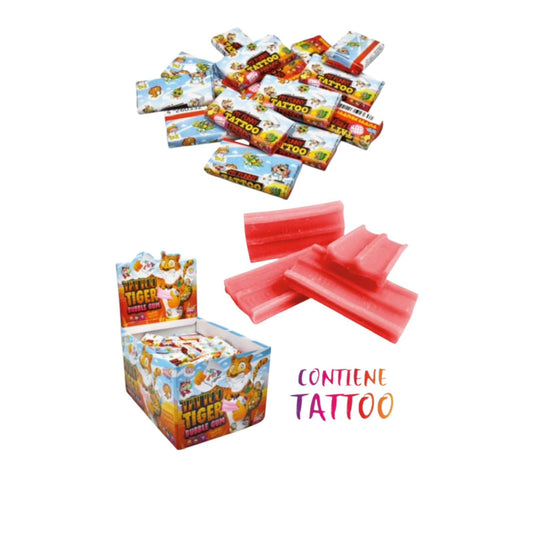 TIGER TATTO BUBBLE GUM X 200 PEZZI