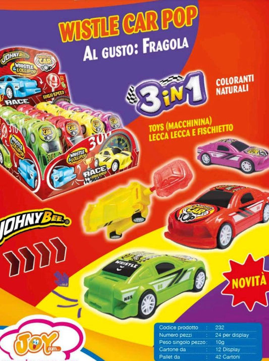 WHISTLE CAR POP LECCA LECCA GRAMMI 10X24 JOHNYBEE