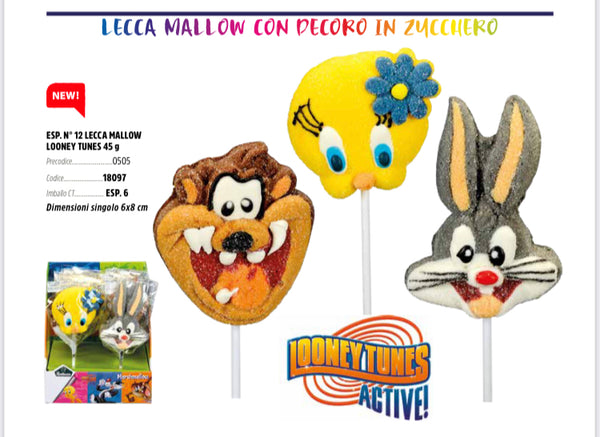 LECCA LECCA MALLOW LOONEY TUNES GR 45 X12 PEZZI ROSSINI'S