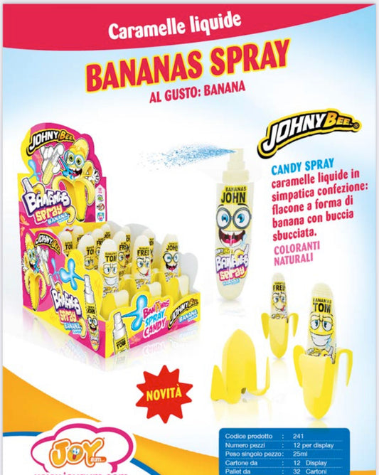 BANANAS SPRAY 25MLX12 PEZZI JOHNYBEE