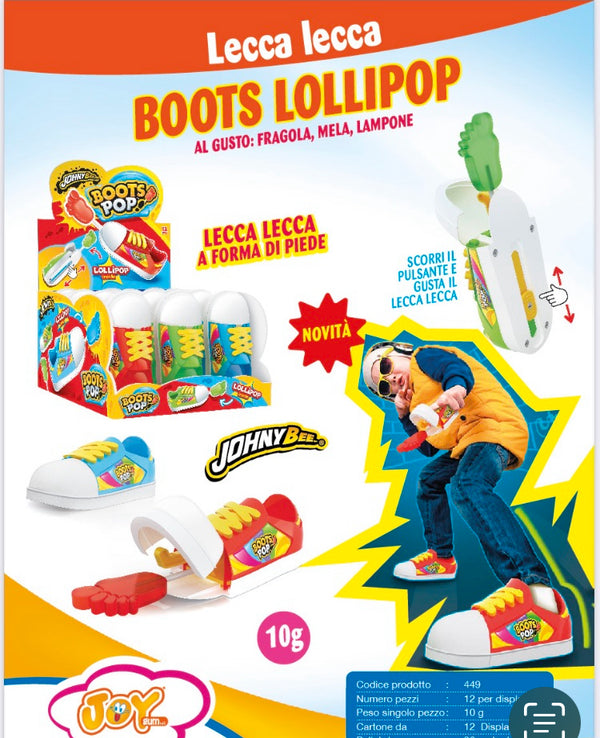 LECCA LECCA BOOTS LOLLIPOP GR10X12 PEZZI JOHNY BEE