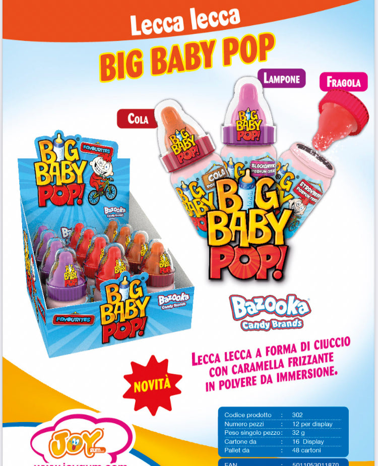 BIG BABY POP LECCA LECCA GR 32X12 PEZZI