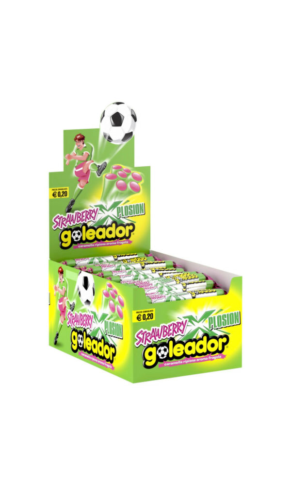 GOLEADOR XPLOSION CARAMELLE RIPIENE STRAWBERRY 150 PEZZI SCAD.03/25